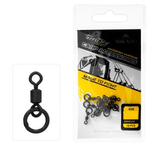 krętlik rolkowy z kółkiem MIKADO  nr.8 / op.10szt.