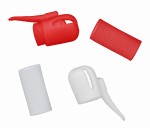 zestaw do ZIG RIG Zig Aligner Set MIKADO op.4szt - czerwony / biały