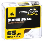 plecionka przyponowa Super Snag MIKADO 65lbs / dł.10m / brązowy camo / op.1szt