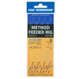 Przypon VDE-R z bagnetem MF 502BM rozm. 4 / żyłka 0,24mm / op.8szt. / dł.10cm