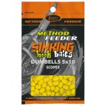 przynęta LORPIO Hook Baits Sinking Dumbells 5x10mm / op.20 gr. / ScopeX
