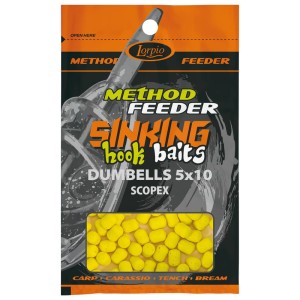 przynęta LORPIO Hook Baits Sinking Dumbells 5x10mm / op.20 gr. / ScopeX