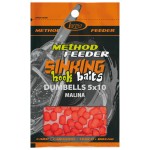 przynęta LORPIO Hook Baits Sinking Dumbells 5x10mm / op.20 gr. / Malina