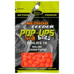 przynęta LORPIO Hook Baits Pop-ups Bolies 10mm / op.15 gr. / Malina Czarny Pieprz