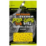 przynęta LORPIO Hook Baits Pop-up Dumbells 5x10mm / op15 gr. / Scopex