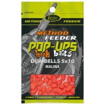 przynęta LORPIO Hook Baits Pop-up Dumbells 5x10mm / op15 gr. / Malina