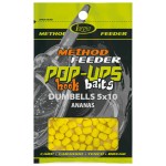 przynęta LORPIO Hook Baits Pop-up Dumbells 5x10mm / op15 gr. / Ananas