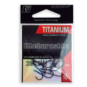 haczyki do czeburaszki ROBINSON Titanium Cheburashka 291BN / op.10szt. / rozm.2