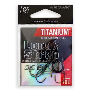 haczyki do czeburaszki ROBINSON Tiitanium Long Strap 290 / op.10szt. / rozm.10