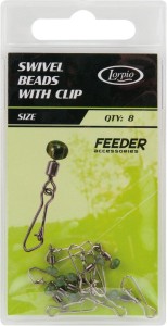 krętlik z koralikiem i agrafką LORPIO Small / op.10szt