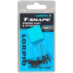 stoper i zaczep do spławika LORPIO T-Shape op.4szt