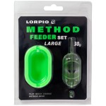 podajnik do methody z foremką i łącznikiem LORPIO Method Feeder Large / 30gr