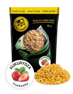 kukurydza wędkarska CARP TARGET Truskawka op.1kg  