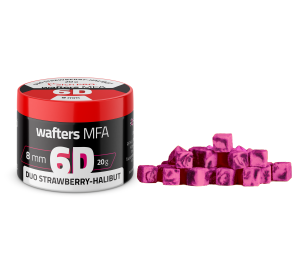 6D Wafters MFA MATCH PRO Duo Strawberry-Halibut  8x8mm / op.20g