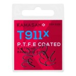haczyki KAMASAN T911  P.T.F.E. X-Strong Barbless / op.10szt. / nr.18