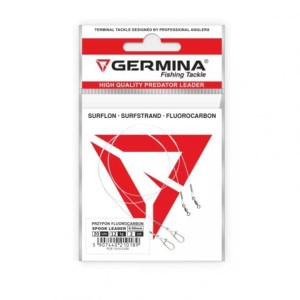 przypon fluorocarbon GERMINA  Spook Leader 0,78mm / dł.60cm / 25kg / op.2szt