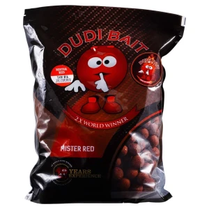 kulki proteinowe Mister Red Super Hot Tari DUDI BAIT op.1kg / 16mm / wolno pracujące