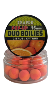 kulki pop-up TRAPER duo color 16mm/ op.40gr / Citrus