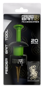 szczypce do zakładania przynęt Method Feeder FEEDER BAIT + op.20szt gumek