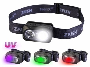 Latarka czołowa Zeonix ZFISH op.1szt / 6 trybów świecenia / 500 lumen / cztery świałła