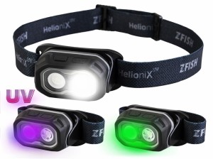 Latarka czołowa Helionix ZFISH op.1szt / 6 trybów świecenia / 800 lumen / trzy świałła